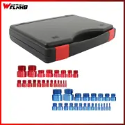 44pcs Nut and Bolt Thread Checker Standard & Metric Set Thread Identifier Gauge