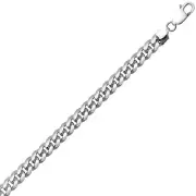 925 Silver Cuban 7.6mm Gauge Chain