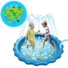 Outdoor Kids Splash Sprinkler Play Pad Lawn Beach Inflatable Water Spray 170CM