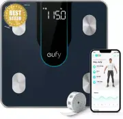 Eufy P2 Smart Digital Bathroom Health Monitor Scale, Black (T9148111)