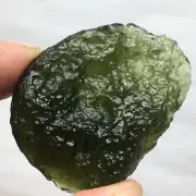 90.15Ct Genuine MOLDAVITE Czech Republic Certificate of Authenticity