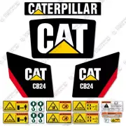 Fits Caterpillar CB24 Decal Kit Utility Compactor - 7 YEAR OUTDOOR 3M VINYL!