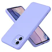 Non-slip Phone Back Cover For iPhone 11 6.1 inch,Soft TPU 2.2mm Phone Case with Fiber Lining Cushion