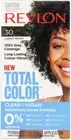 Revlon Total Color Hair Clean Vegan 100 Gray Coverage 30 Darkest Brown