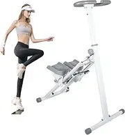 Stair Stepper for Home Gym Exercise, Vertical Climber Machine for Full-Body Workout,Folding Home Stair Stepper with Extended Step Range, Adjustable Handlebar 300LBS Loading Capacity