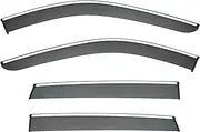 Window Visor Wind for Nissan Pathfinder R53 2023 2024 Weathershileds Accessories Rear Window Roof Sun Rain Shade Vent Visor Spoiler Wing Shelters