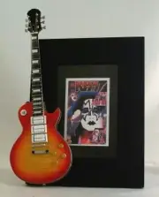ACE FREHLEY Miniature Guitar Frame KISS
