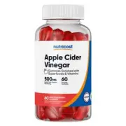 Apple Cider Vinegar Gummies 60 Count 500 Mg