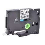 30PK Compatible with Brother P-Touch TZ-131 Black on Clear 0.47" Label Tape 12mm