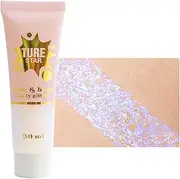 Loodgao 30ML Shimmery Glitter Gel Liquid Eyeshadow Long Lasting Waterproof Makeup for Women Girls Smudge Proof Lip Nail Body Gloss Party Festival Cosmetics Type 3 One Size
