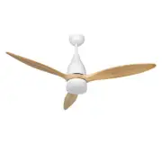 NNEDSZ Devanti 52'' Ceiling Fan AC Motor w/Light w/Remote - Light Wood