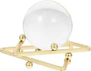 Zerodeko Crystal Ball with Stand Elegant Decorative Sphere for Home and Office for Living Bedroom and Study Unique Present Idea for Friends and Family