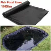 10x8m Large Fish Pond Liner PVC Waterproof Strong Garden Pools Underlay Membrane