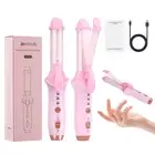 Small Cordless Curling Iron 1 inch, Mini Dual Purpose Curling/Flat Iron - Hai...