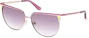[GUESS] GU00132 Sunglasses 83Z shiny rose gold 58/13/140 Woman, 83Z Shiny Rose Gold, 58/13/140