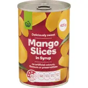 Woolworths Mango Slices In Syrup 425g