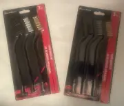 (2) Driver's Choice - 3 pc Wire Brush Sets - New in package (6) brushes total