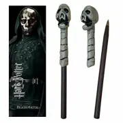 The Noble Collection Death Eater skull Wand Pen and Bookmark