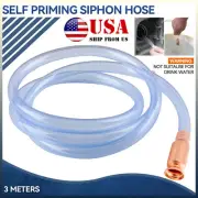 Shaker Siphon Hose Jiggler Pump Gasoline Fuel Water Transfer 3/4" Copper Head