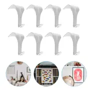 20 Pcs Picture Hanging Kit No Wall Damage Rail Hook Wire Hooks