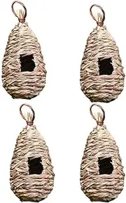 kowaku Handwoven Nesting House for Parrots, Canaries, Cockatiels and Other Birds, 11x24cm
