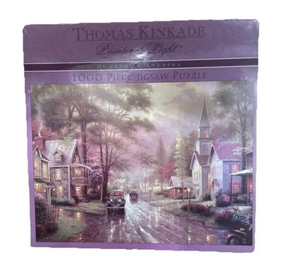 Thomas Kinkade Painter Of Light Hometown Evening 1000 Piece Jigsaw Puzzle 27x20