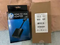 在飛比找Yahoo!奇摩拍賣優惠-全新Hp 惠普 Hdmi轉VGA轉接線/轉接頭