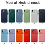 Case For iPhone 15 14 Plus 13 12 11 Pro Max X XR XS 7+ Card Holder Wallet Cover
