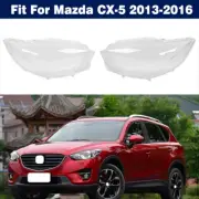 Pair Headlight Headlamp Lens Cover Housing+ Sealant For Mazda CX-5 2013-2016 (for: Mazda)