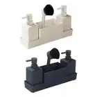 Kitchen Soap Dispenser with Sponge Holder for Bathroom Organizer 4 Pieces