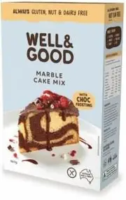 Well And Good Marble Cake Mix & Choc Frosting G/F 450g