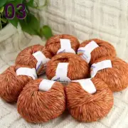 Sale 8BallsX50g Fluffy Soft Colorful Velvet Rugs Shawls Blankets Crochet Yarn 03