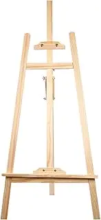 59.1in Wooden Easel, Easel Stand for Painting, Stable Sturdy Art Easel, Portable Folding Easel, for Painting Drawing Exhibition