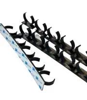 3 Pack Kitchen Spice Rack Organizer Adhesive Spice Gripper Clips Holds 15 Jars