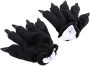 [WRITWAA] 1 Pair Animal Gloves Animal Palm Gloves Plush Gloves Warm Winter Gloves Cartoon Gloves Lovely Gloves Role-play Prop Warm Gloves Dinosaur Claw Gloves Dinosaur Palm Gloves