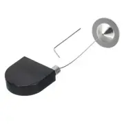 Retractable Remote Control Lock Round,for TV,Cable Lock 1Set Black 35.43"