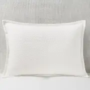 Hudson Park Collection Signature Pebbled Matelasse Standard Sham, Pair