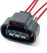 4 Pin 2JZ-GE Distributor Crank Electronic Connector Harness TPS Boost Sensor Ignition Coil Plug Compatible with Toy~ta 90980-11150 6189-0565 (Color : 4Pin Female, Size : 1 Pc with 15cm 18AWG)