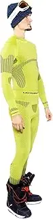 [UltramaxCell] Functional Thermal Baselayer Men’s Compression Leggings for Sports Athletic Pants Running Tights