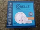 Corelle Splendor 12 Pc Dinnerware Set. Dinner & Dessert Plates & Soup Bowls. New