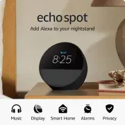 Brand New Amazon Echo Spot (2024 release) - Black