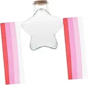 iplusmile Mini Bottles Cork Glass Wishing Bottle Decor for Diy Art Projects Room Decoration