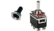 1 PC DPDT HEAVY DUTY TOGGLE SWITCH 20AMP@125V - SOFT RUBBER COVER # 66-1806/5002