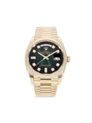 Rolex 2019 pre-owned Day-Date 36mm - Green