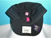 Too Cute! New Adidas Originals Women's Adjustable Climalite Hat Black/Pink B158