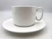 Vintage Izabel Lam Pond Coffee Cup Saucer In White 7 oz Capacity