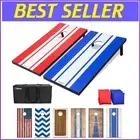 Complete Cornhole Game Set: 2 Boards, 8 Bean Bags & Travel Case - Endless Fun