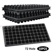 10Pcs 72 Hole Plant Seed Grow Insert Propagation Nursery Seedling Starter Tray