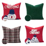 45*45cm Christmas Cushion Cover Pillow Cover Pillow Case for Decorative Throw Sofa Couch Bed Chair Living Room Bedroom
