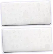 Beatifufu 2sheets Halloween Nail Stamping Plate Nail Art Stencils for Creative Manicure Various Halloween Patterns for Fun